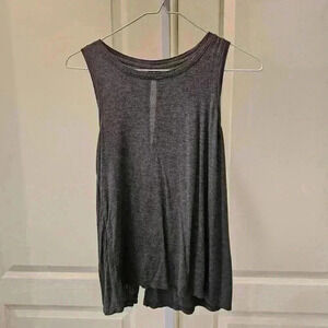 HALOGEN Women's Sleeveless Top - XS - Soft Gray